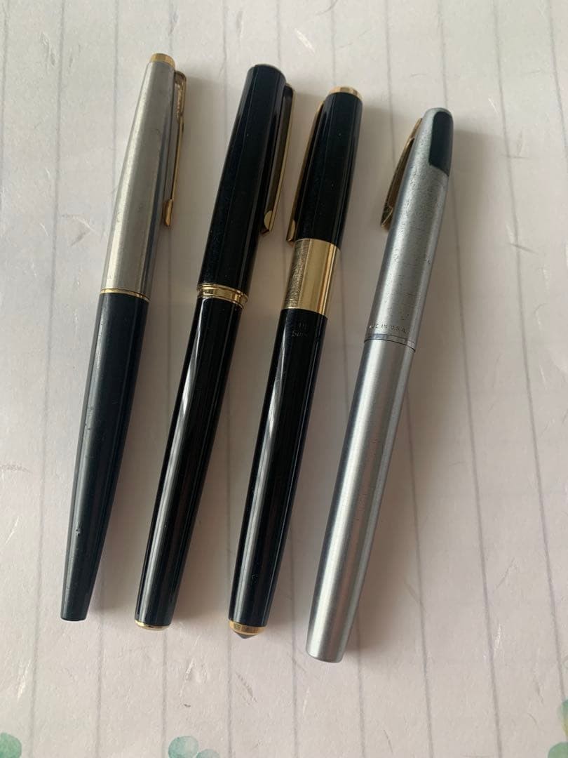 Schafer etc. Fountain pens 4 pieces sold in bulk Sold as-is / For parts or not