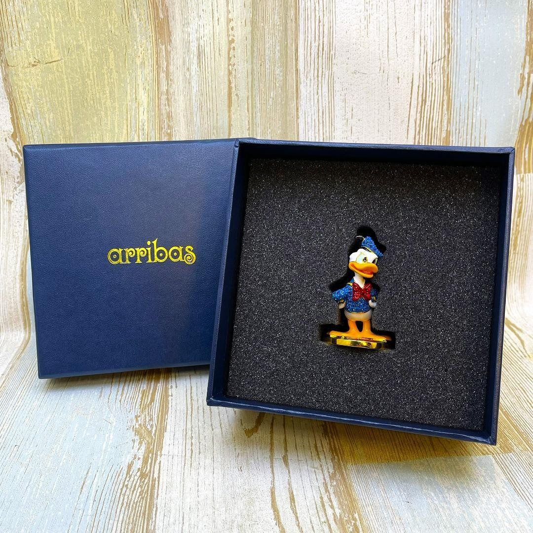 Donald Duck Figure Swarovski Metal Disney TDL Original 5.7cm Used