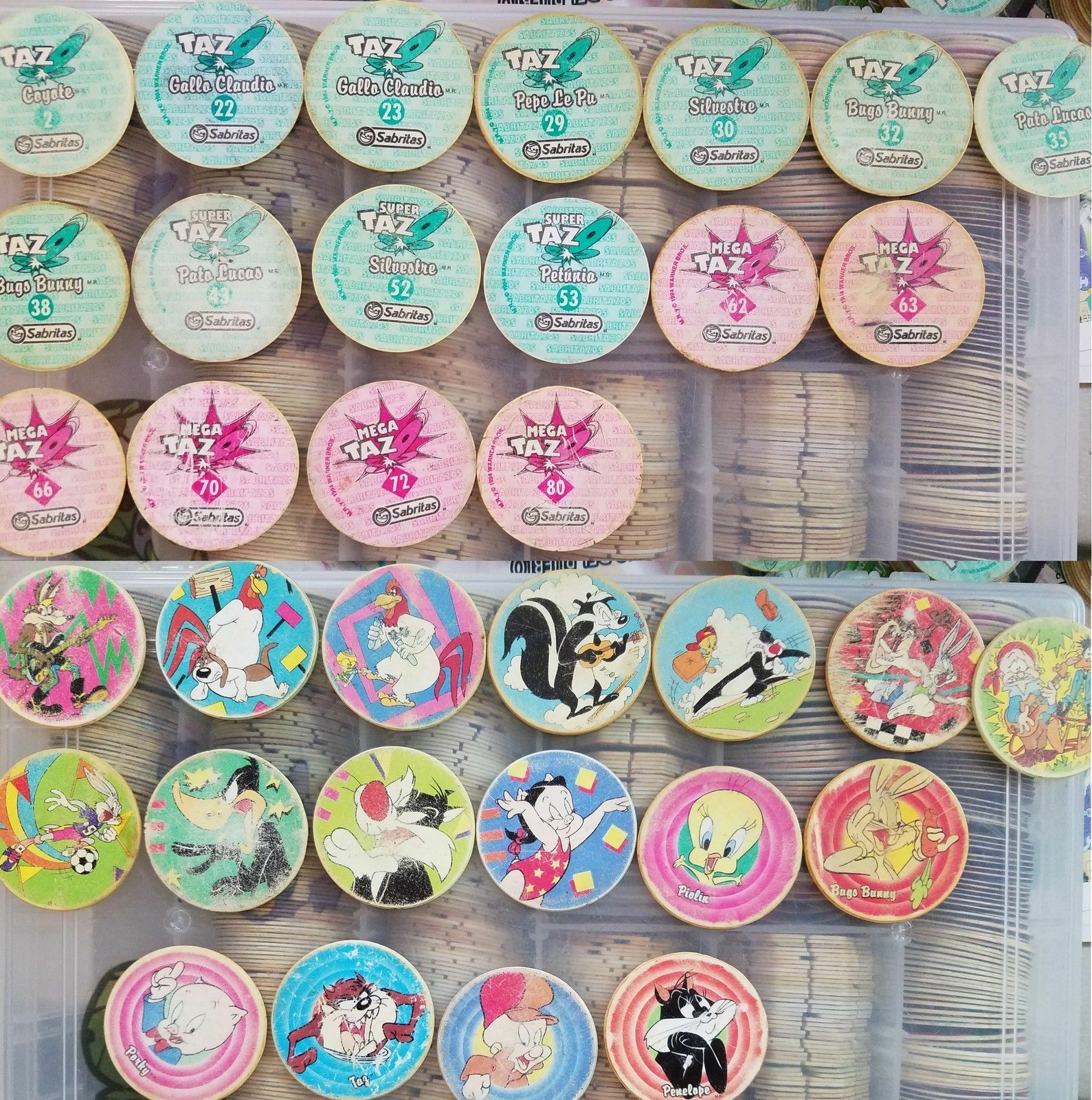 40 tazos pogs Mexico todas las generaciones 1994 hasta 2020 seiya + protector