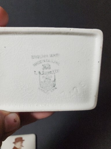 Winston Churchill Vintage Trinket Box, L & Sons LTD. Made in England.