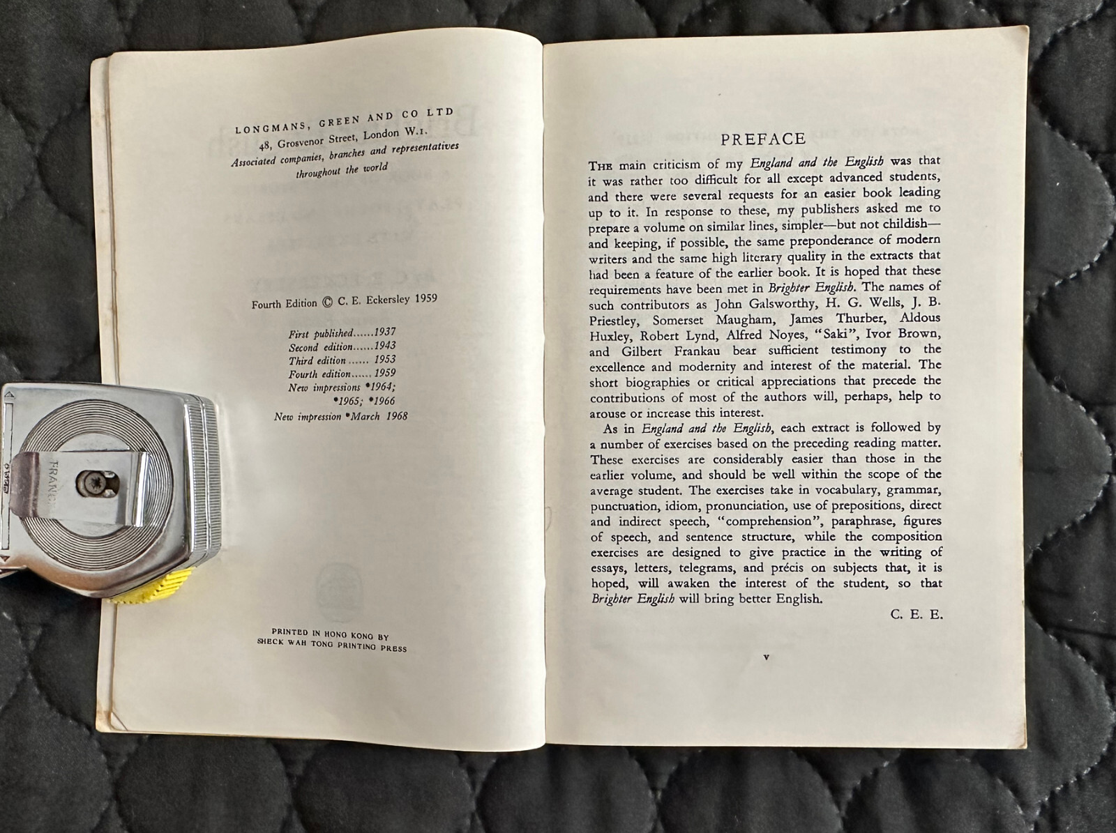 C.E. Eckersley: Essential English 4 Books in 1 (Russian) + Brighter English 1968