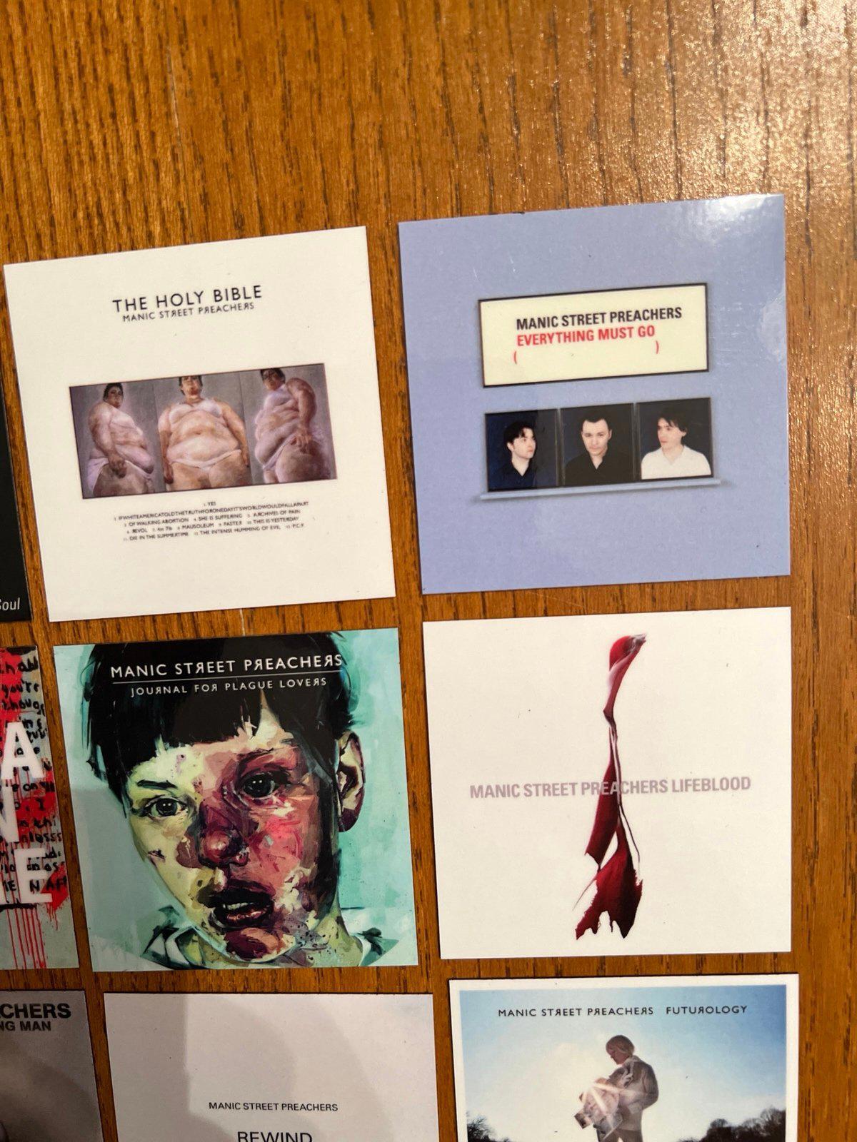 Manic Street Preachers fridge magnets