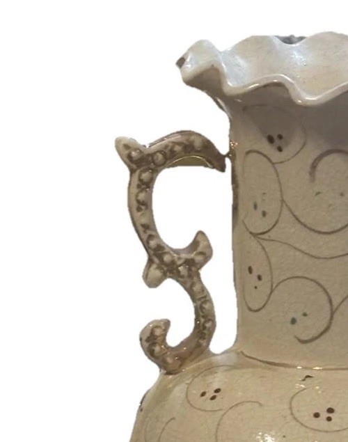 Antique Beautiful Intricate Vase Made In England. A Collectors Dream
