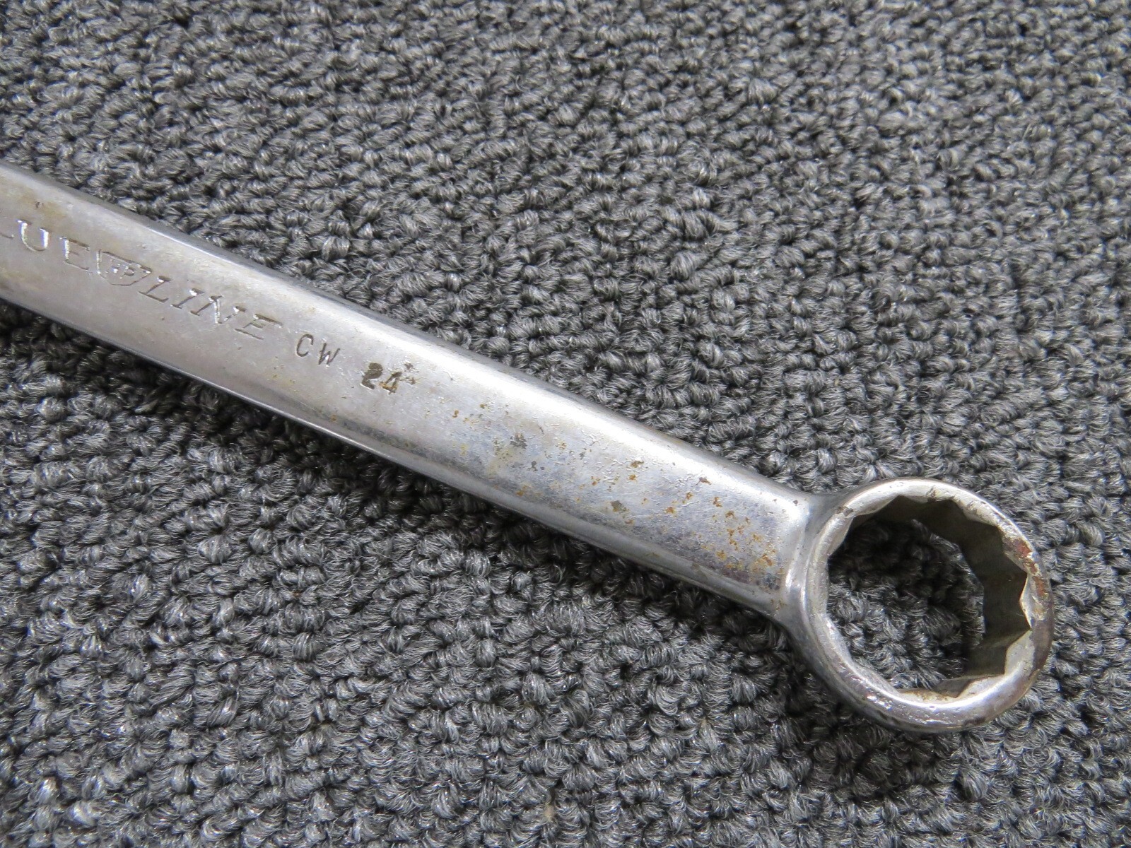Vintage HP Blue Line 3/4″ Combination Wrench CW24 Chrome 12 Point