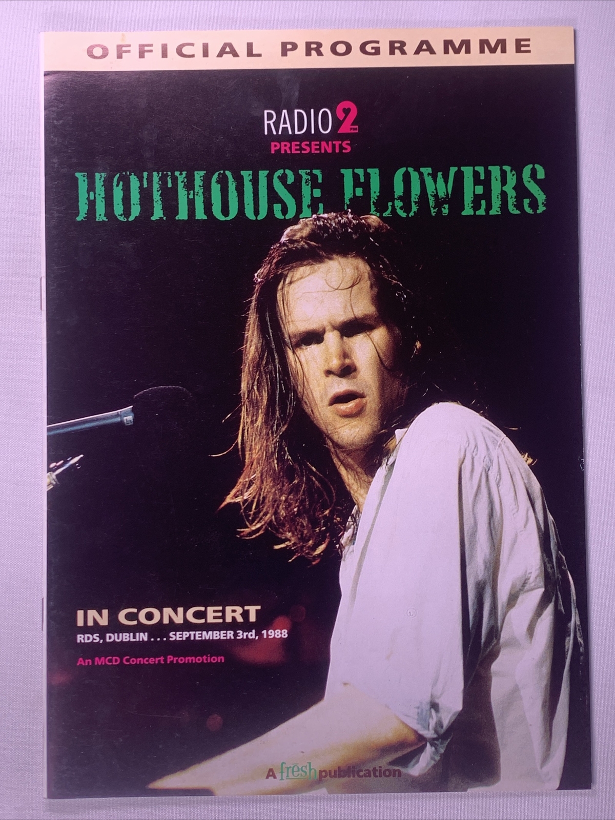 Hothouse Flowers Programme Original Vintage In Concert Radio 2 September 1988