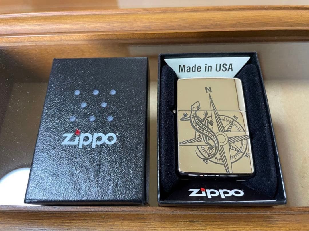 Zippo Marlboro Adventure Team Lizard & Compass 1995 unused