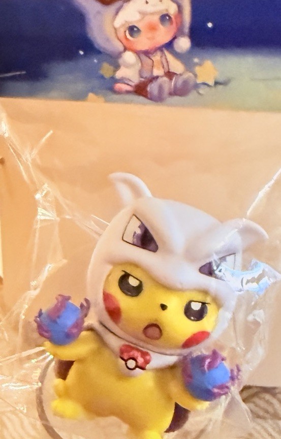 Pikachu Mewtwo Cosplay Figure Collectible Pokemon Style Anime Toy NEW!