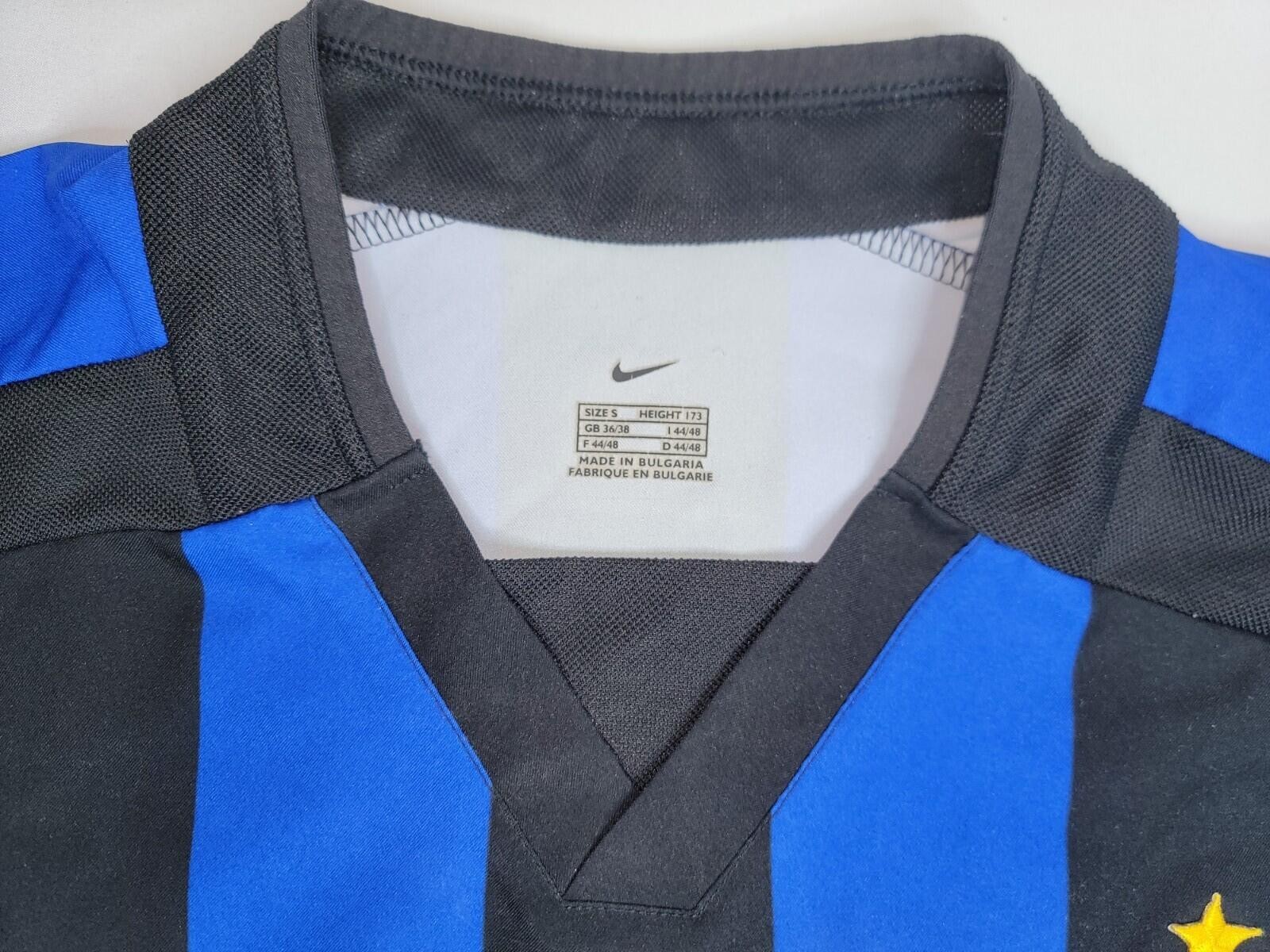 Inter Milan Internazionale 2000s Nike Home Football Soccer Jersey Size Small