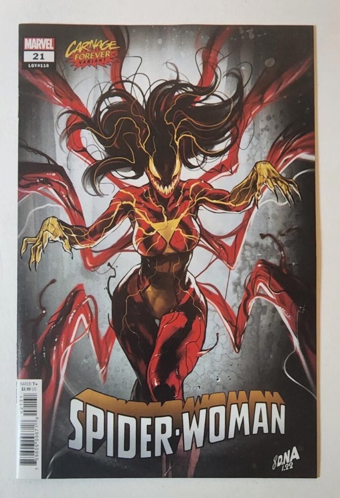 Spider-Woman #21 Cover A B & C Marvel Comics 2022 NM Yoon Carnage lot of 3