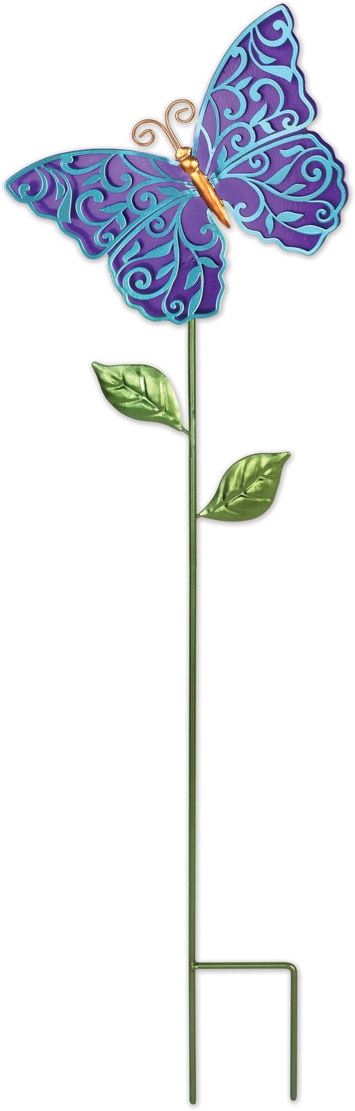 Sunset Vista Designs Laser Cut Garden Mini Stake, 24″ Tall, Butterfly