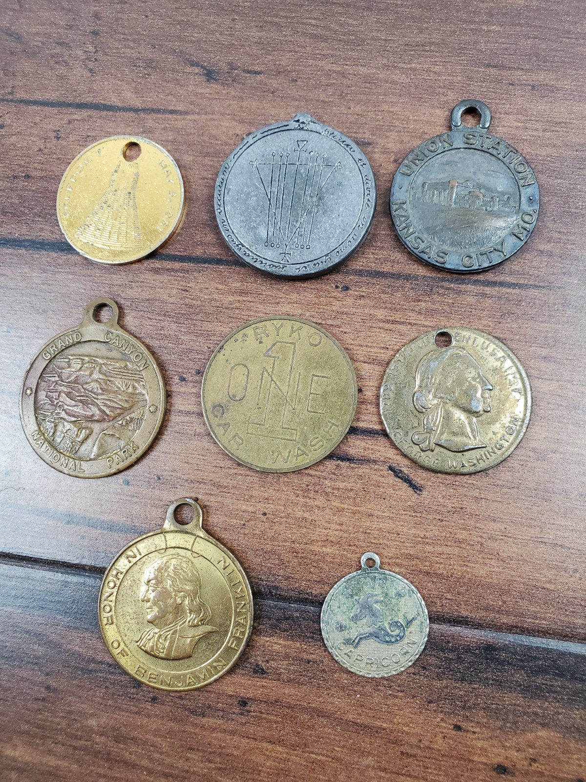 Vtg Tokens Coins Medallions Lot George Washington Missouri D.C. Philadelphia