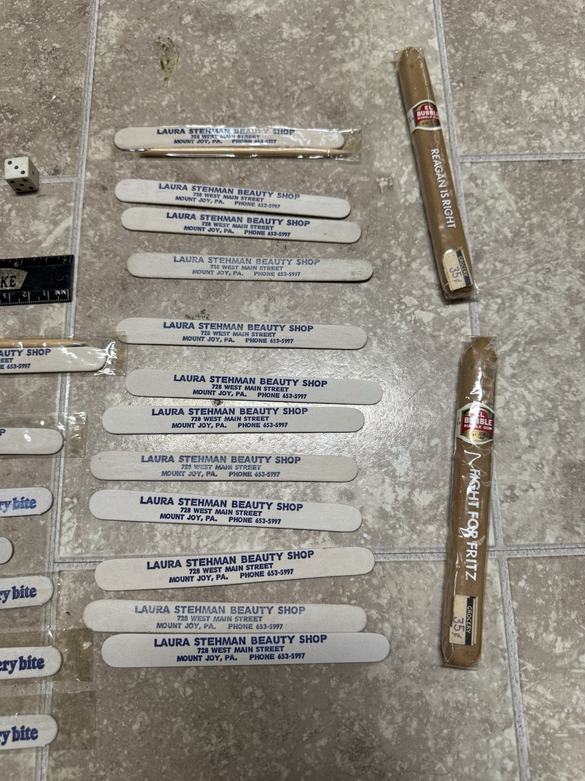 Vintage Junk Drawer Lot Sunbeam Bread Tastykake Reagan Advertisement Pokémon