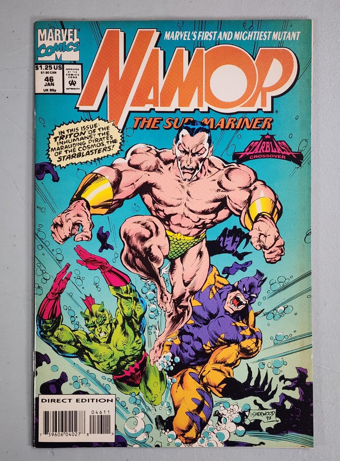 Namor the Sub-Mariner #44 45 46 47 VF to VF/NM Marvel 1993 lot 4
