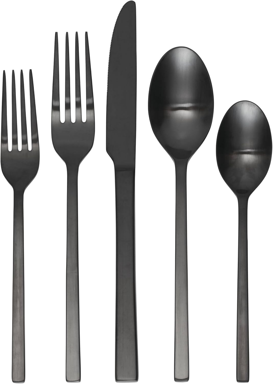 895331 Allay Champagne Everyday Flatware Teaspoons Metallic, Set of 6