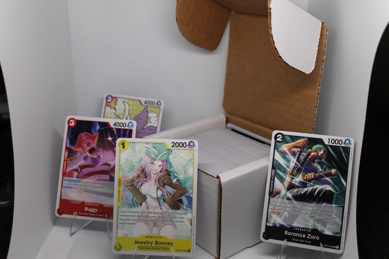 One Piece OP15 – Bulk 200ct. Lot TCG Near Mint ENGLISH