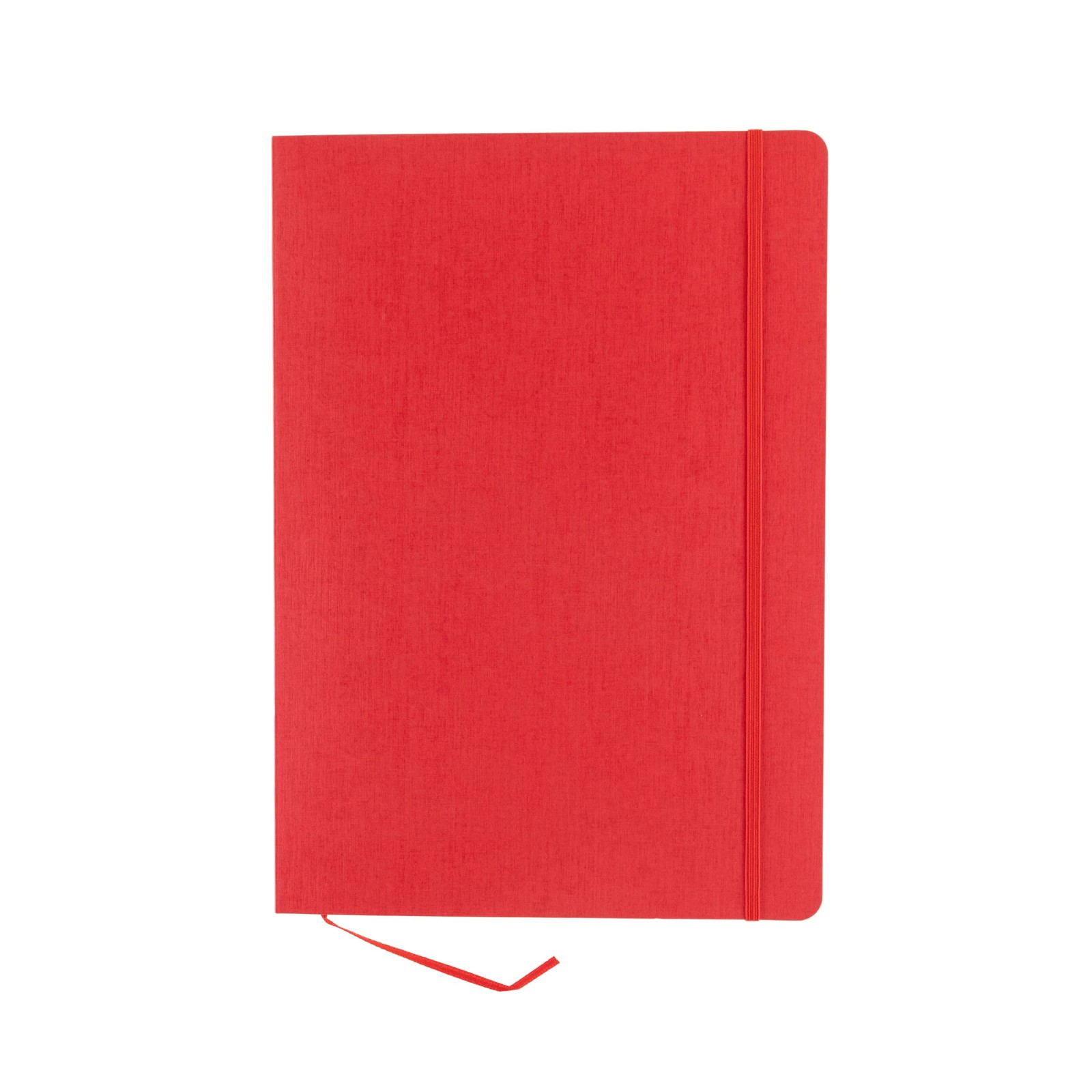 Fabriano Ecoqua Plus Stitch-Bound Notebook, 8.3″ x 11.7″, A4, Lined, Red