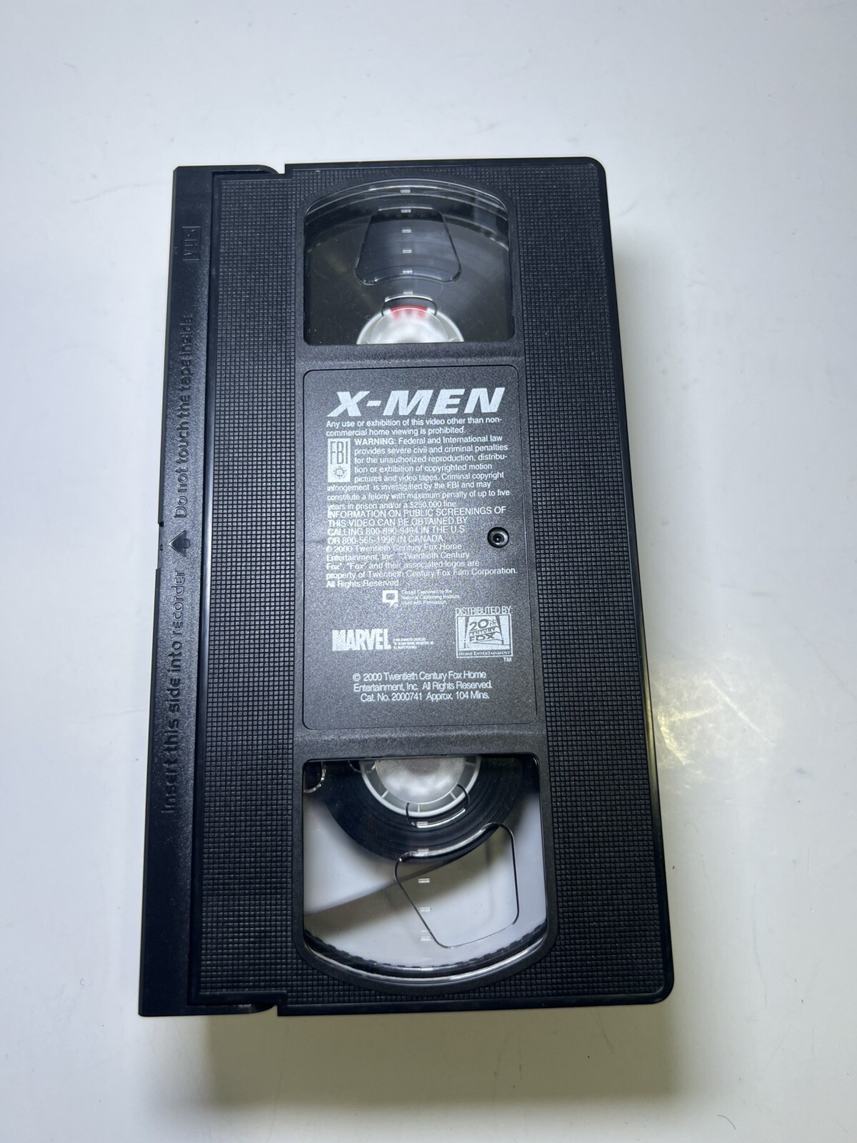 X-Men VHS Tape 2000 Holographic Case