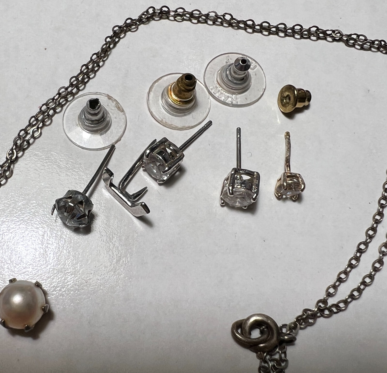 COOL BEANS Antique Brass Jewelry Lot w/ Bonus Sterling Silver & Fashion Pieces