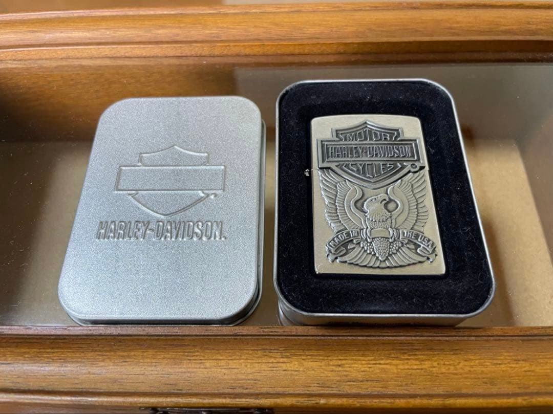 Zippo Harley-Davidson metal pasted 2007 unused item
