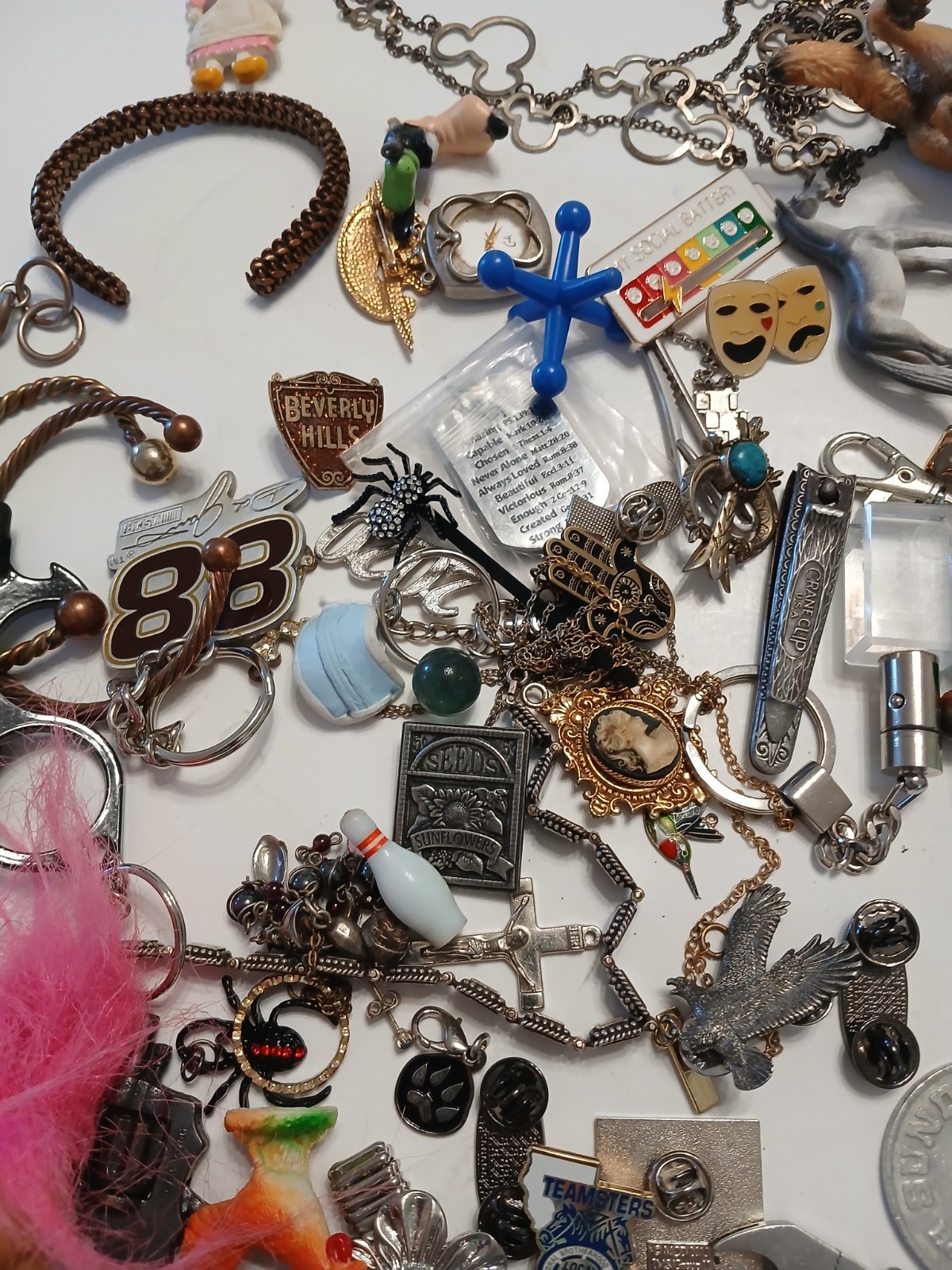 vintage estate junk drawer collection lot