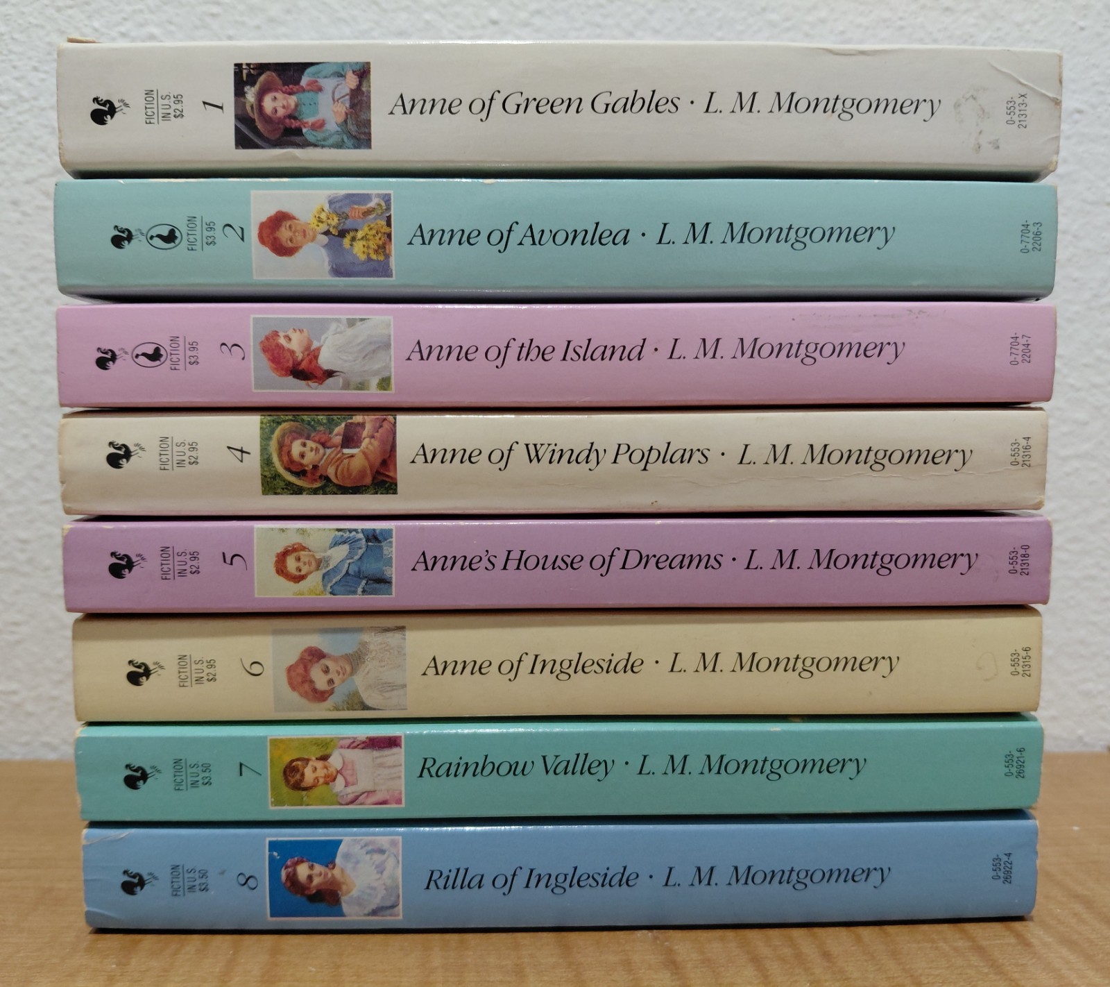 COMPLETE SET (1-8) ANNE OF GREEN GABLES BOOKS by L.M. Montgomery