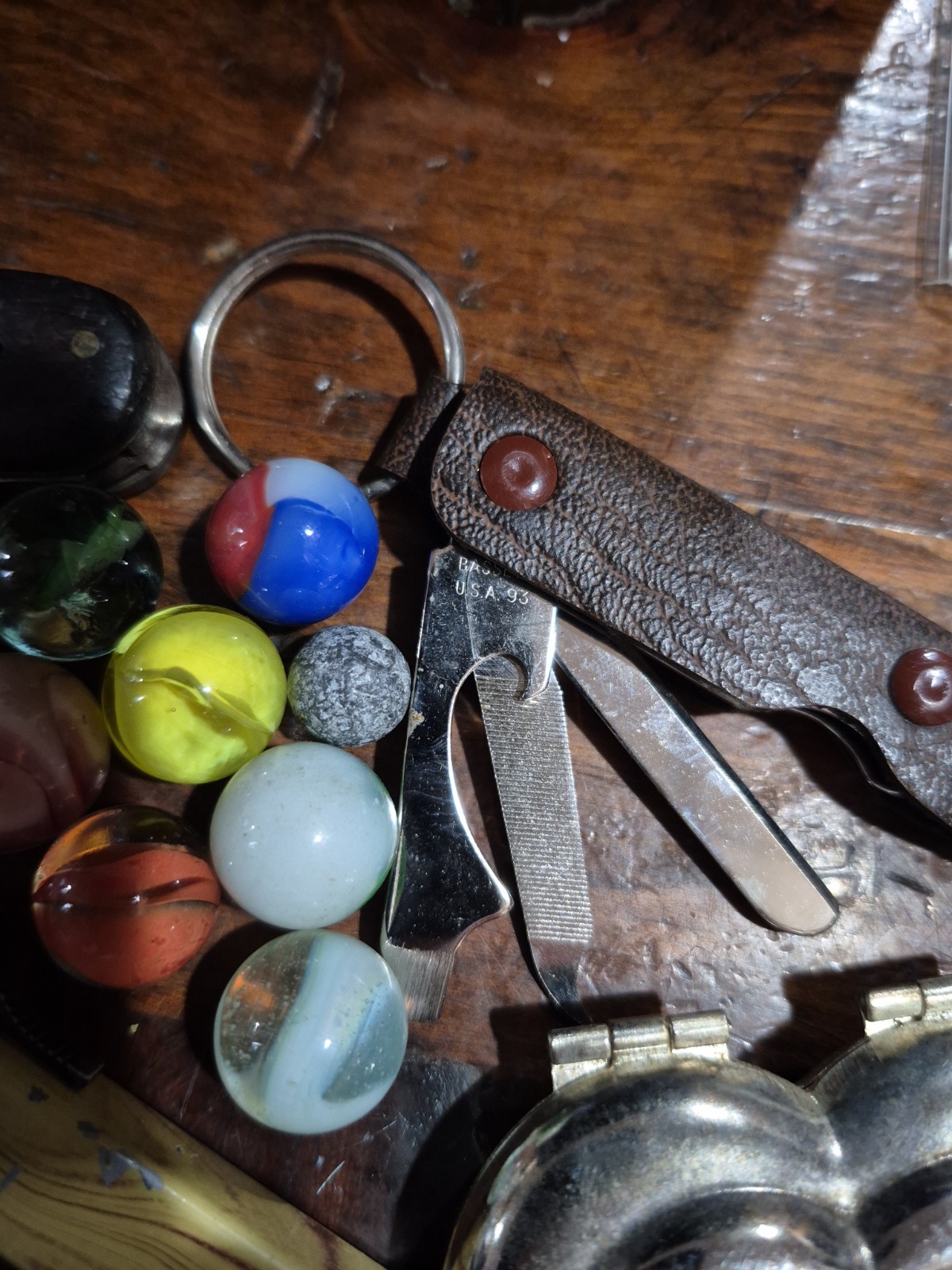 Vintage Mixed Junk Drawer Lot Sterling Pocket Knives BSA