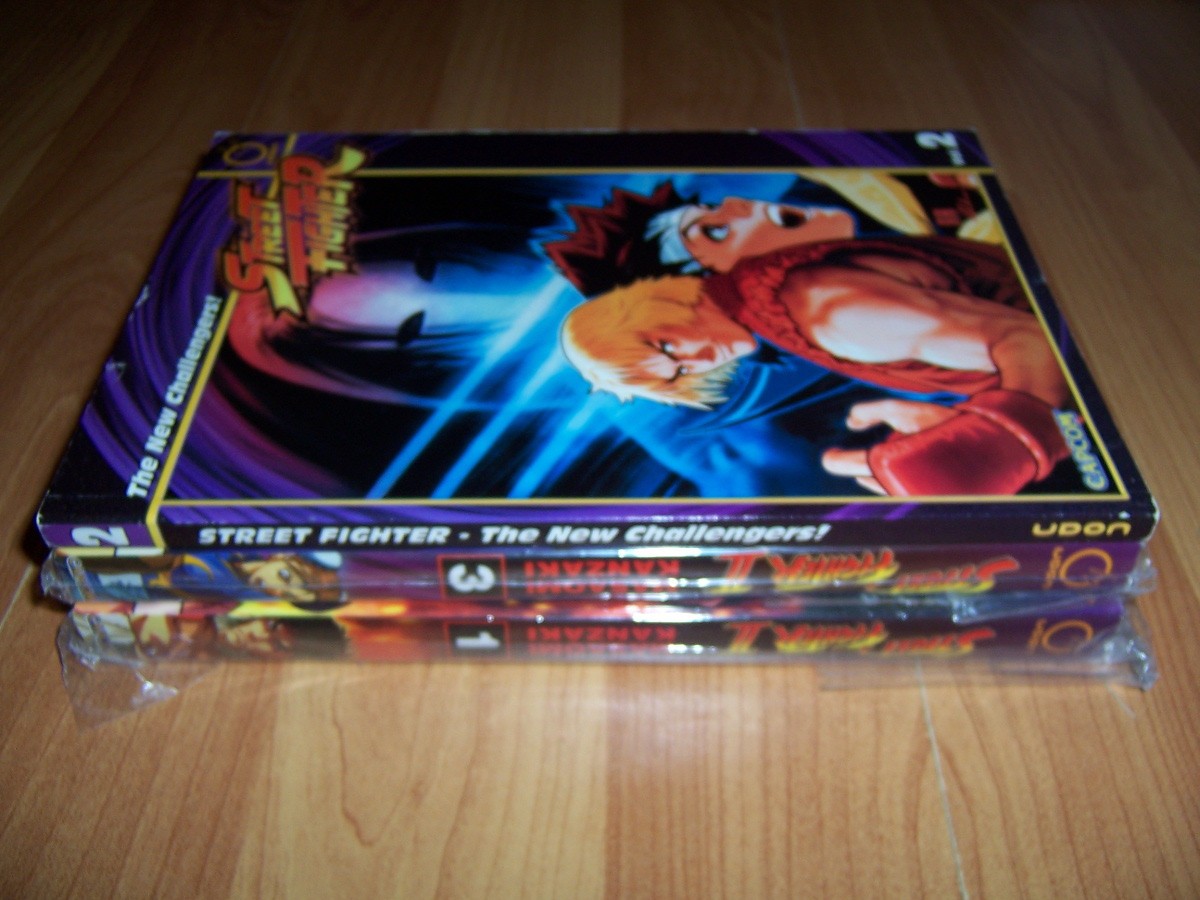 3 Lot Street Fighter Manga 1 & 3 Masaomi Kanazaki and Udon New Challengers Vol 2