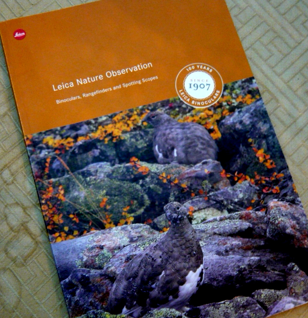 Leica Nature Observation. Binocs and Scopes. 100 pages. English specs.