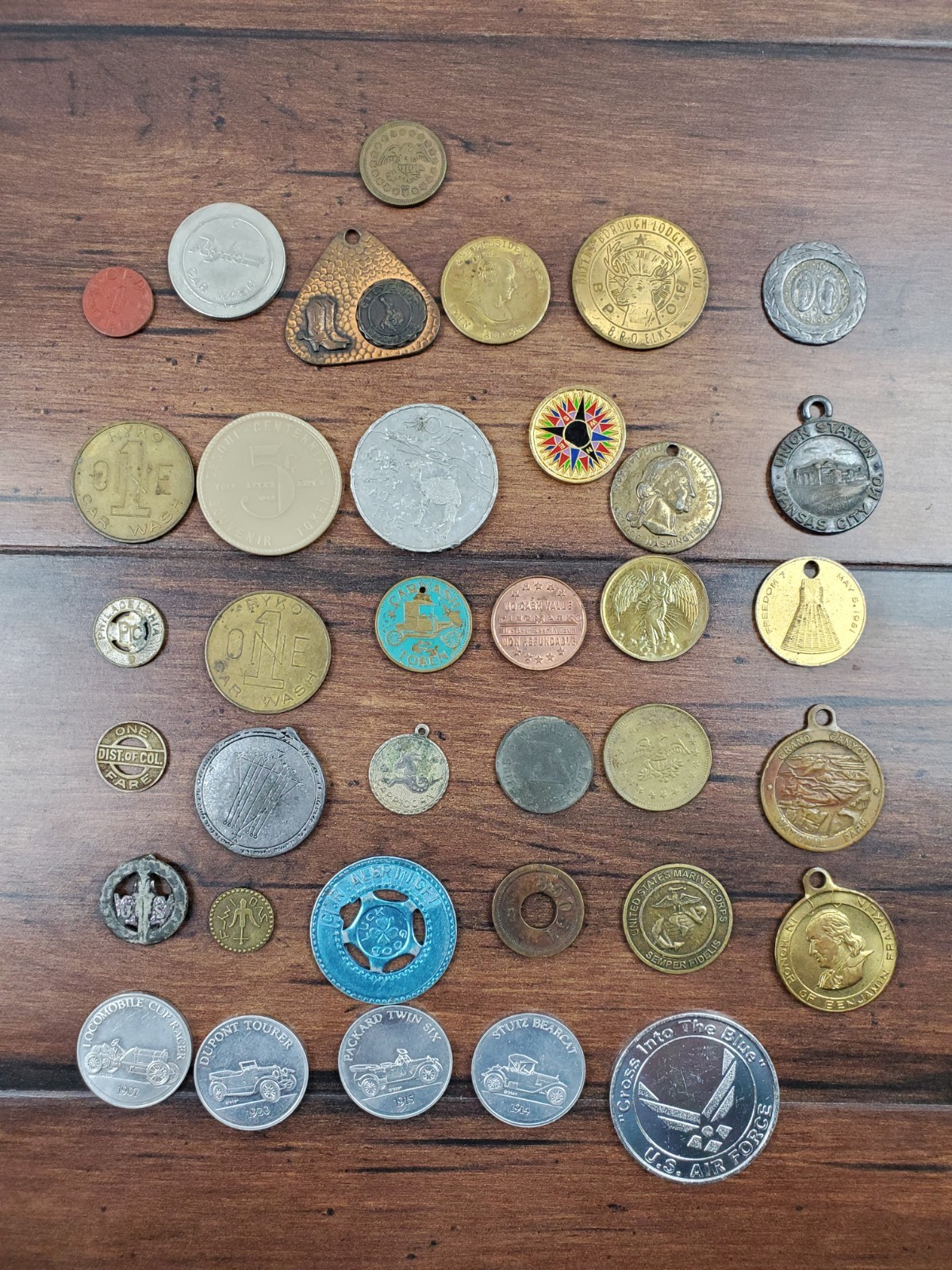 Vtg Tokens Coins Medallions Lot George Washington Missouri D.C. Philadelphia