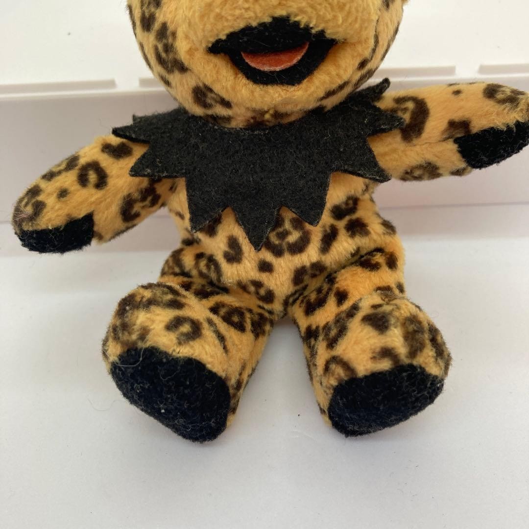 Grateful Dead Bean Bear Delilah Leopard Plush Toy 5.1 inches Collectible
