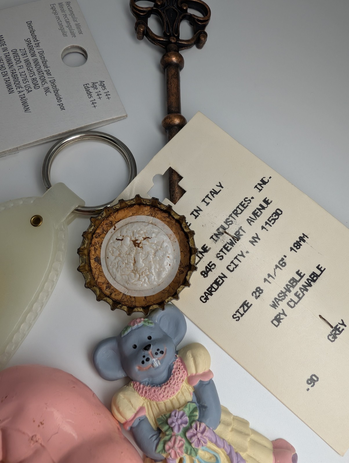 Junk Drawer Trinket Mixed Lot Vintage To Modern Odds and Ends Miniature Mini A