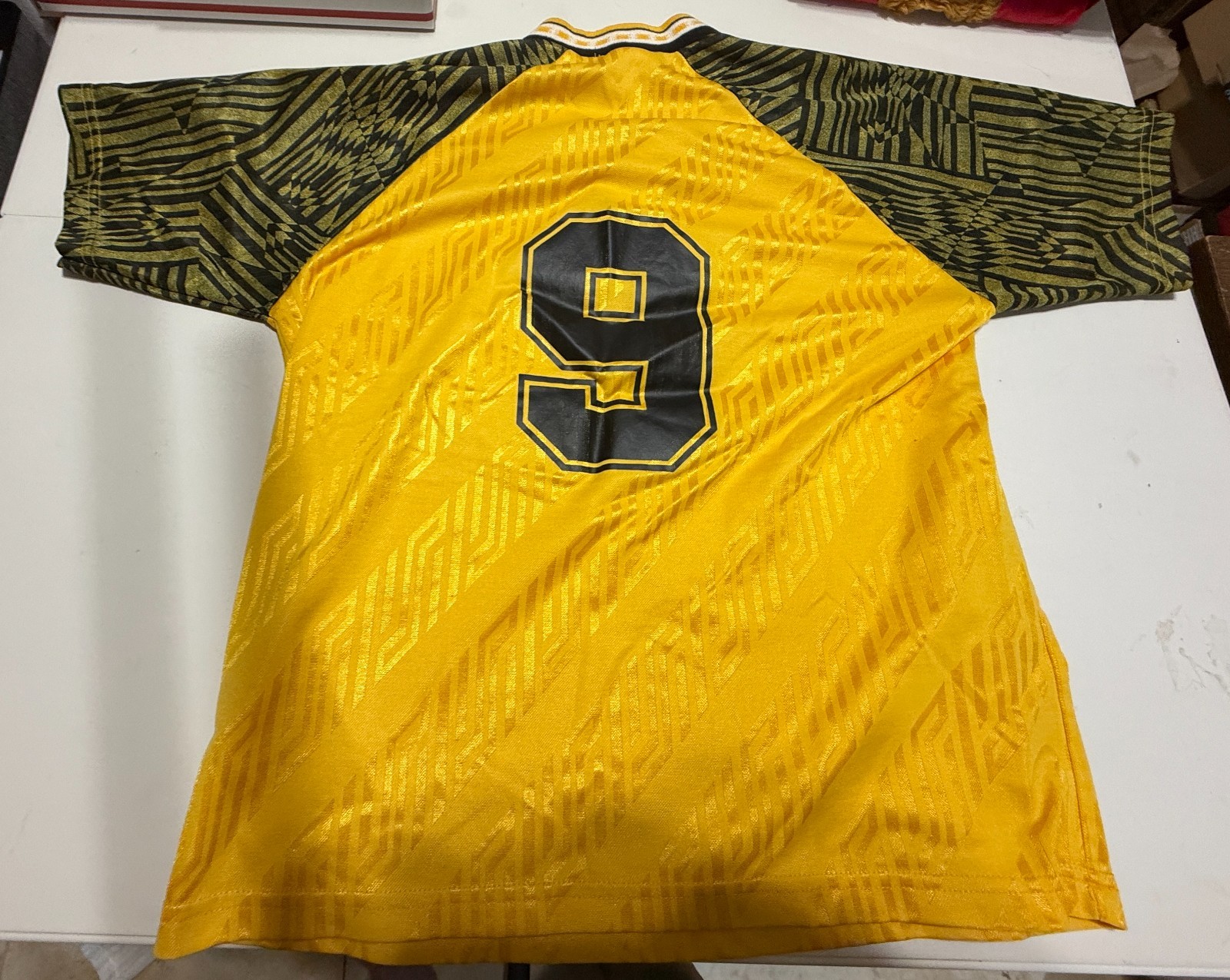 PRE-WORN Vintage Tee Shirt: AYSO Yellow and Green Youth Soccer Jersey