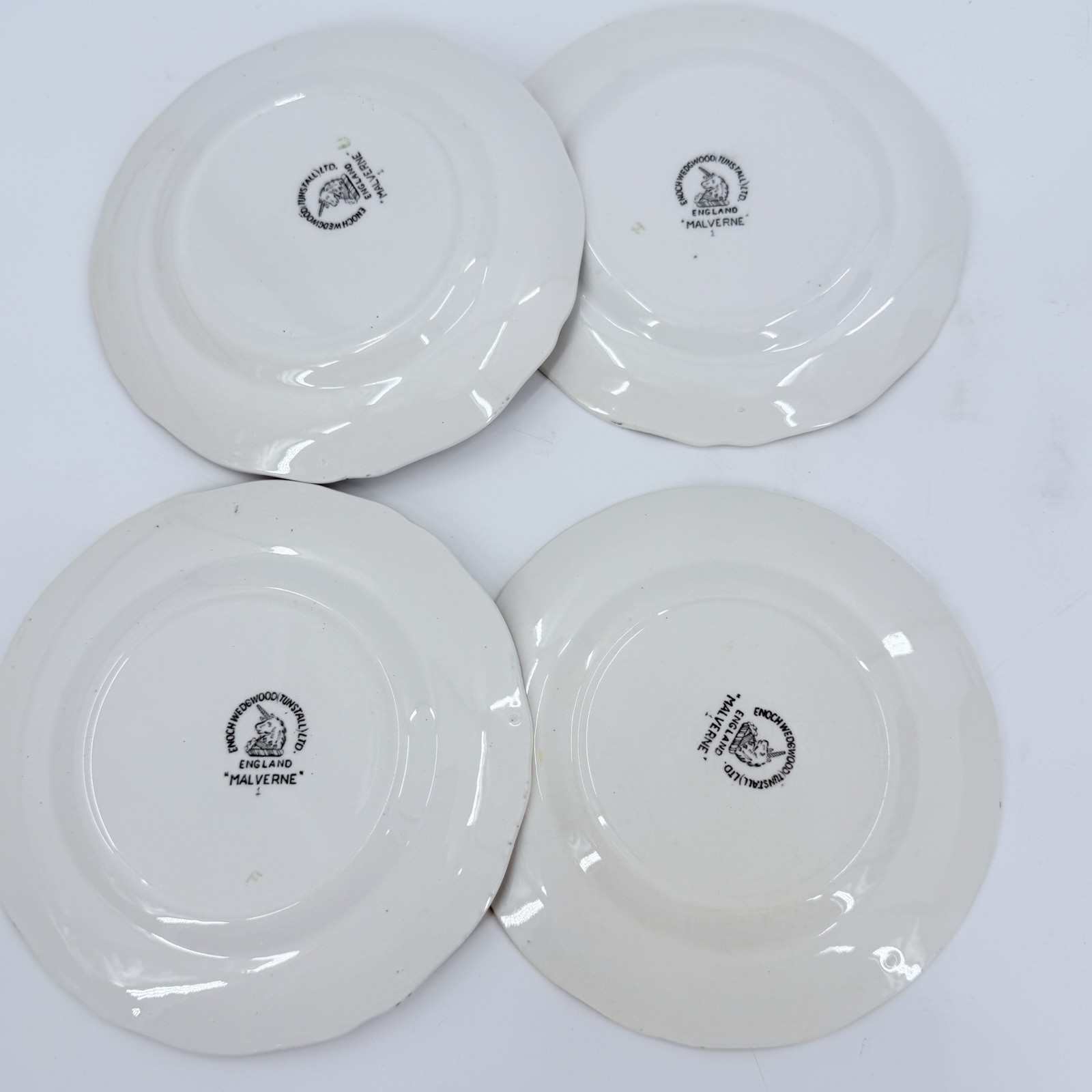 Vintage Enoch Wedgwood Malverne 6” Bread and Butter Plate England Lot of 6
