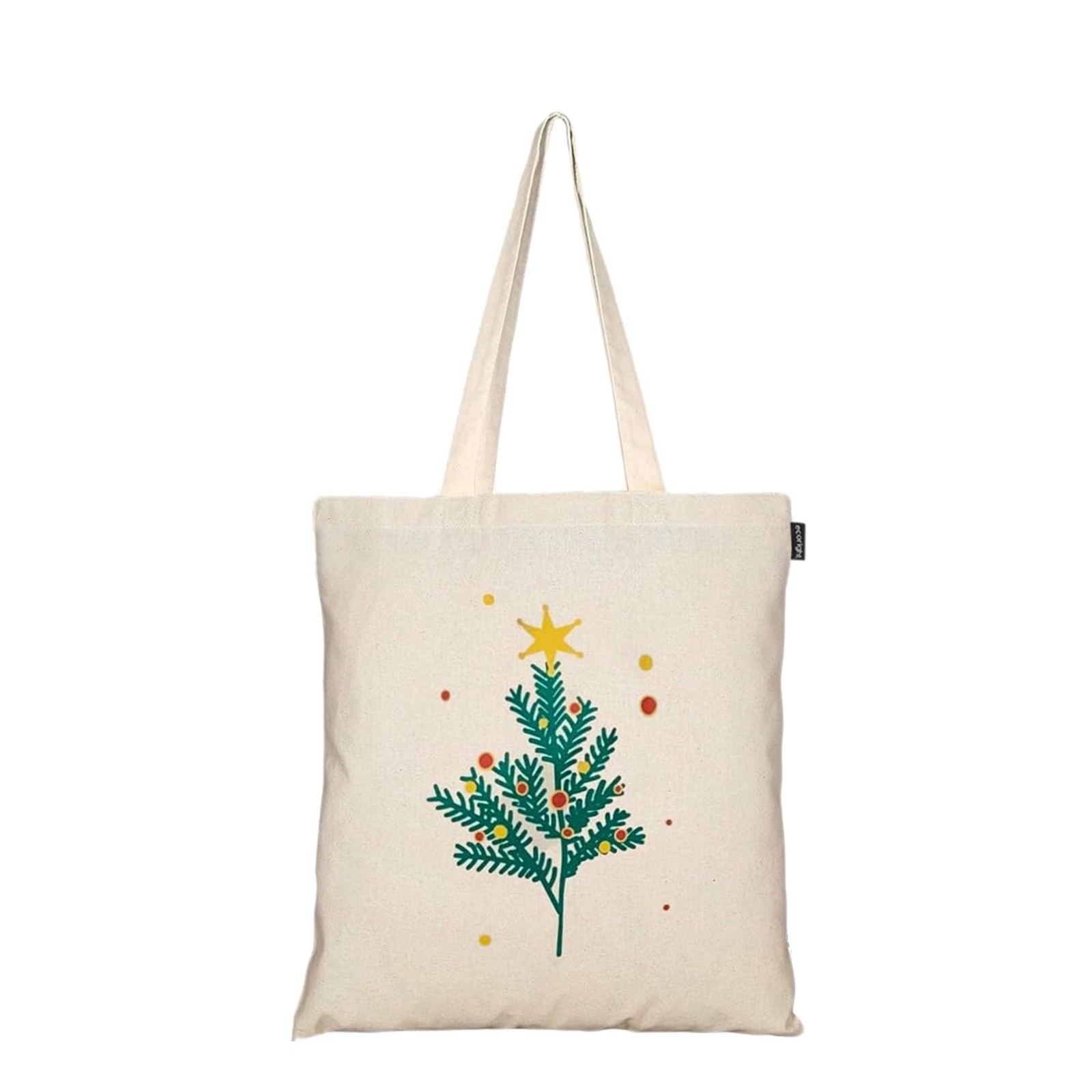 Ecoright Aesthetic Canvas Tote Bag, Reusable Cotton Grocery & Beach Tote
