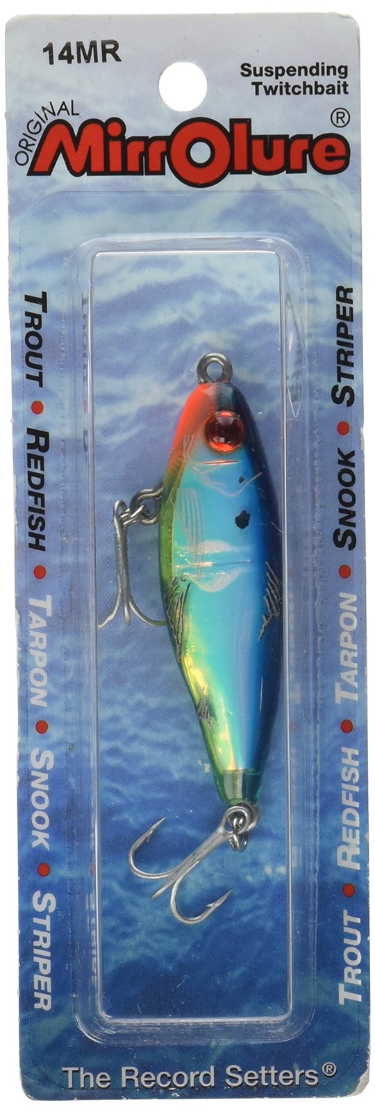 Mirrolure Mini Susp Twitchbait – Blue Back/Chartreuse/Silver, 2.25″, 3/16oz