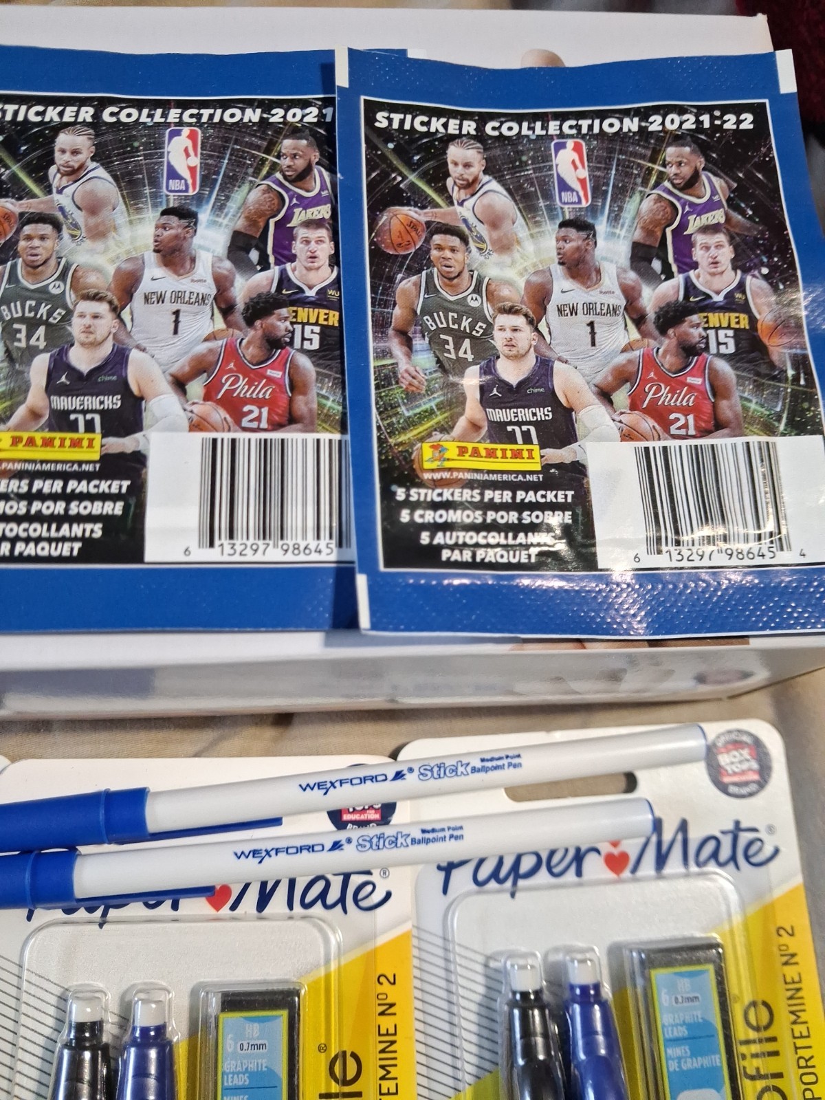 Junk Drawer Lot Basketball Cards Coins Pencils Misc
