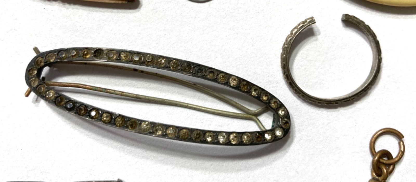 VTG Odds & Ends Collectible Lot 23 Pieces Pins Token Some Sterling Silver AS IS