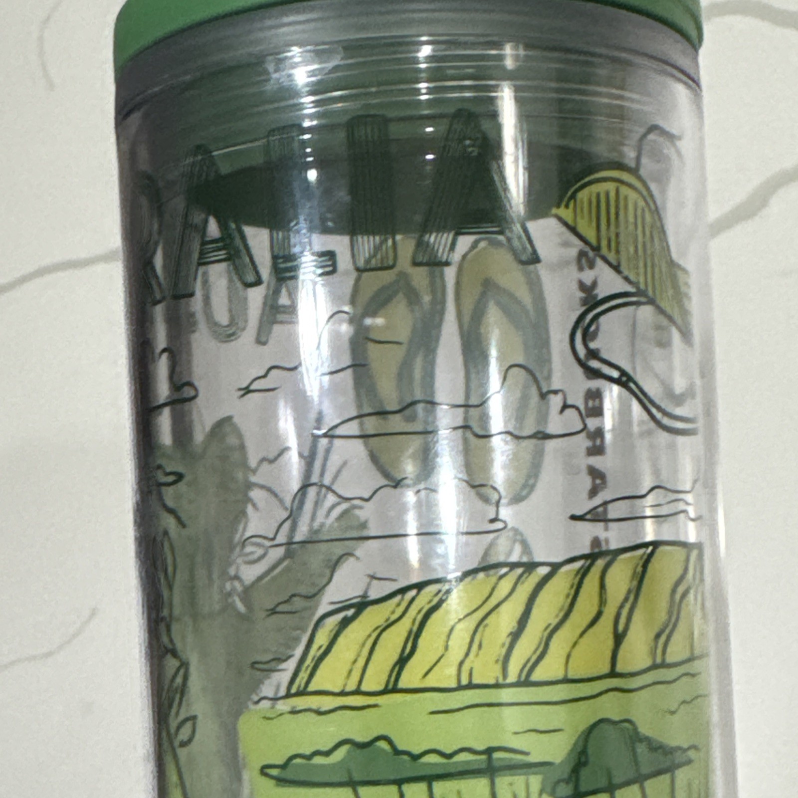 RARE Starbucks Been There AUSTRALIA 12 oz Tumbler Plastic Mug