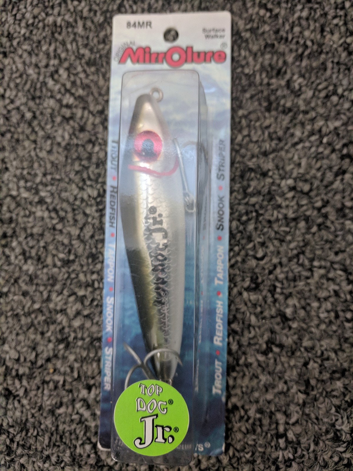 Mirrorlure Top Dog Jr 4” Green/White
