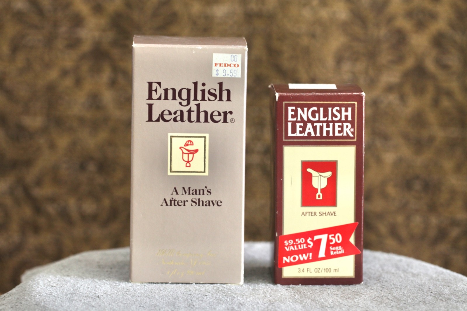 English Leather VINTAGE AfterShave, 3.4 and 8 fl. Oz., 2 NIB, (Yes, Two bottles)