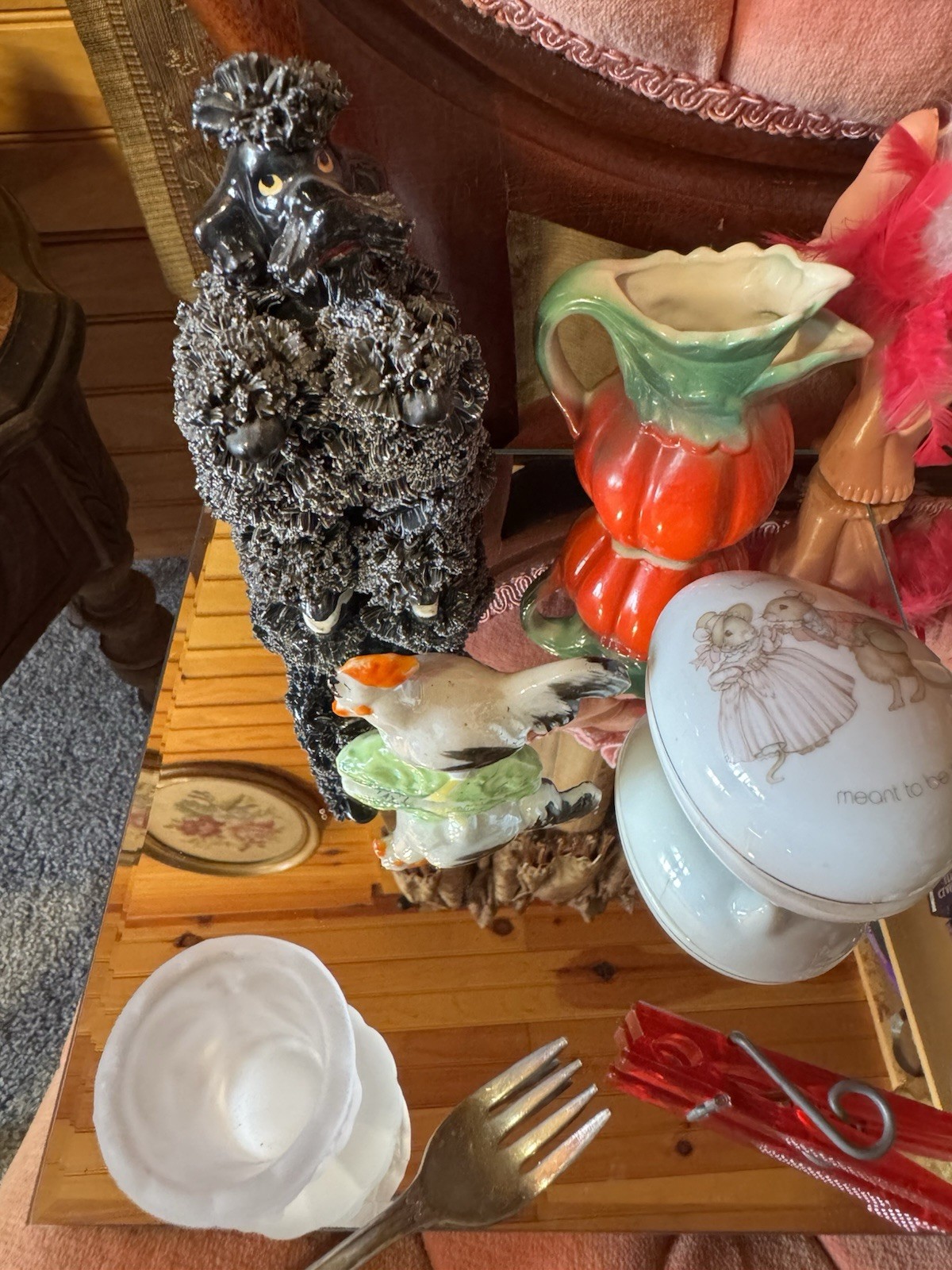 Vintage Junk Drawer Lot Of Figurines, Trinket Boxes, Collectibles Free Shipping