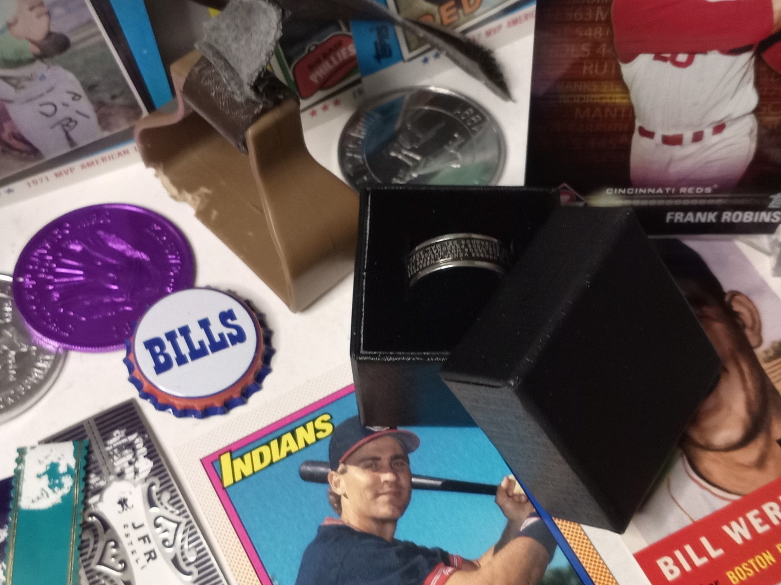 Huge Junk Drawer Lot Collectibles Trading Cards, Coins, & More #620HB