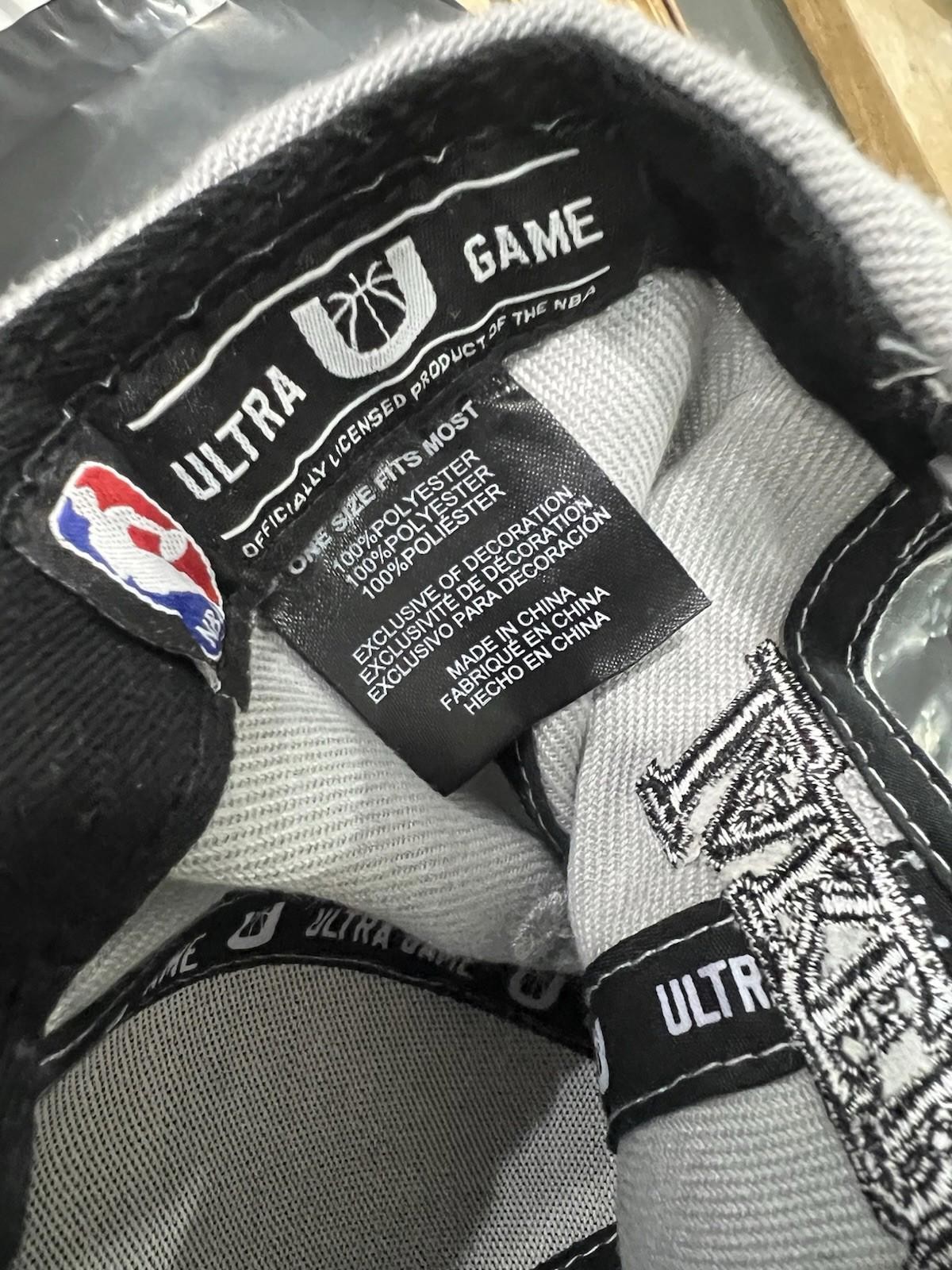 Los Angeles Lakers NBA Ultra Game Snapback Hat Gray Black Adjustable OSFM NWT