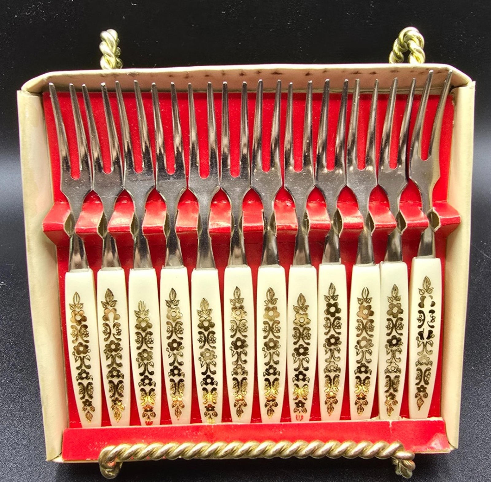 Little Forks: 12 Piece Set, Stainless Steel Hors D’oeuvre Forks – Made in Japan