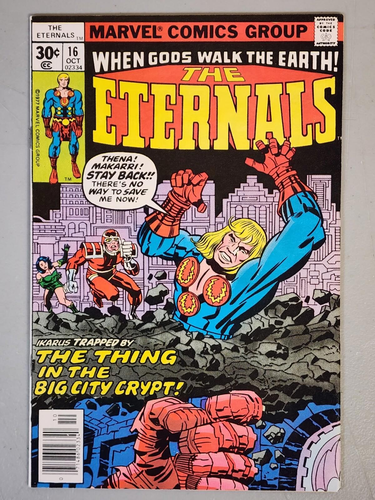 The Eternals #16 VF/NM or Better Marvel 1977 Newsstand