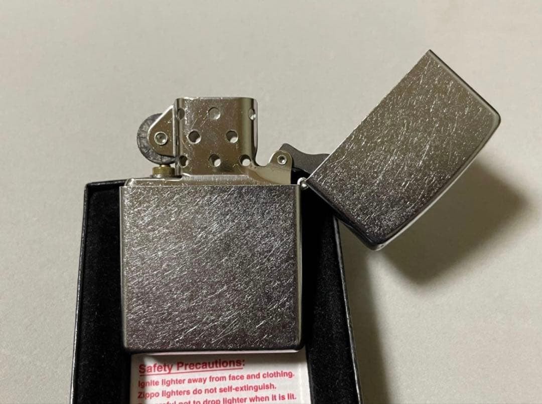 Zippo NAVY metal letter pasted, antique processing, made in 2006, rare item,