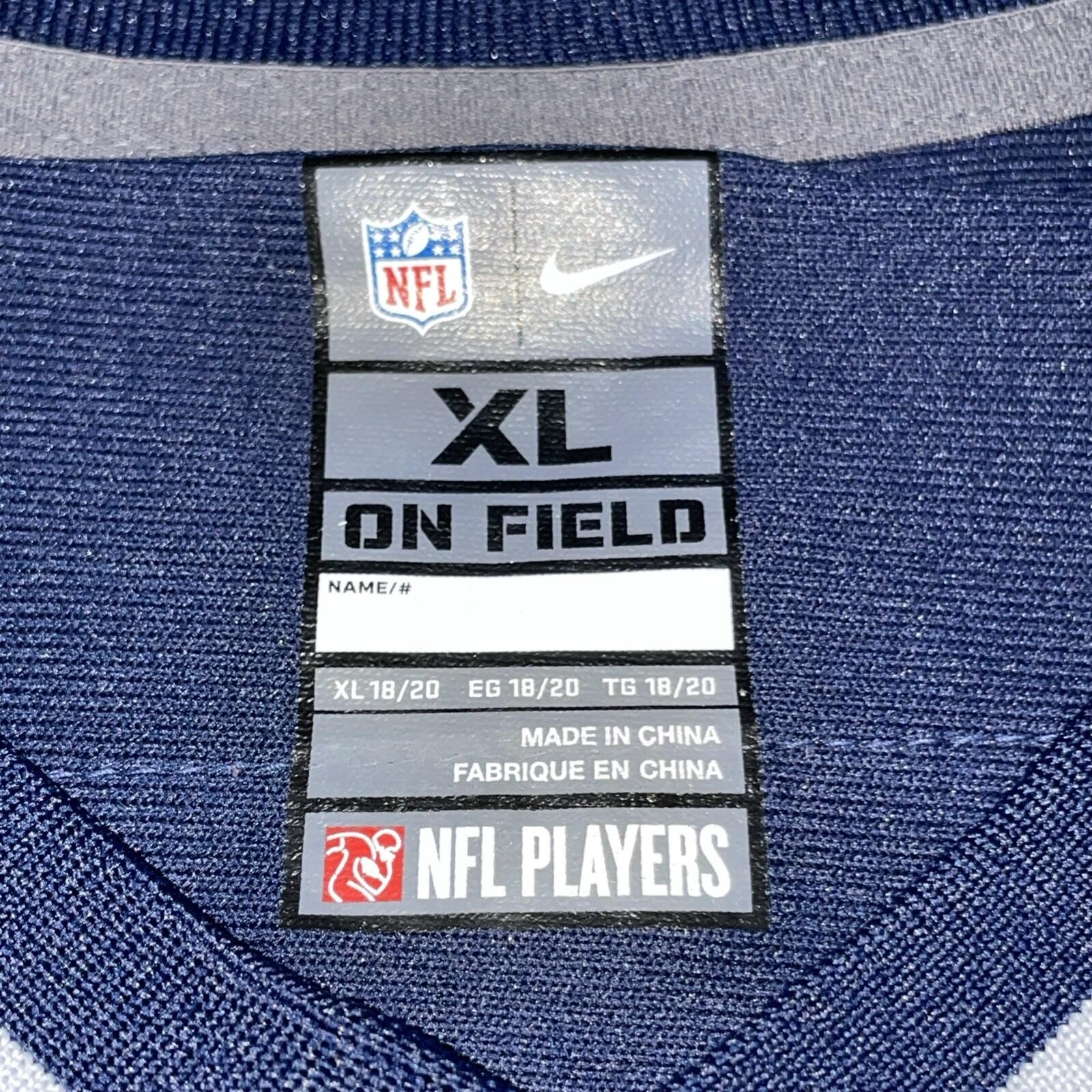 Reebok NFL New England Patriots Jersey Youth XL Blue Tom Brady #12 Excellent