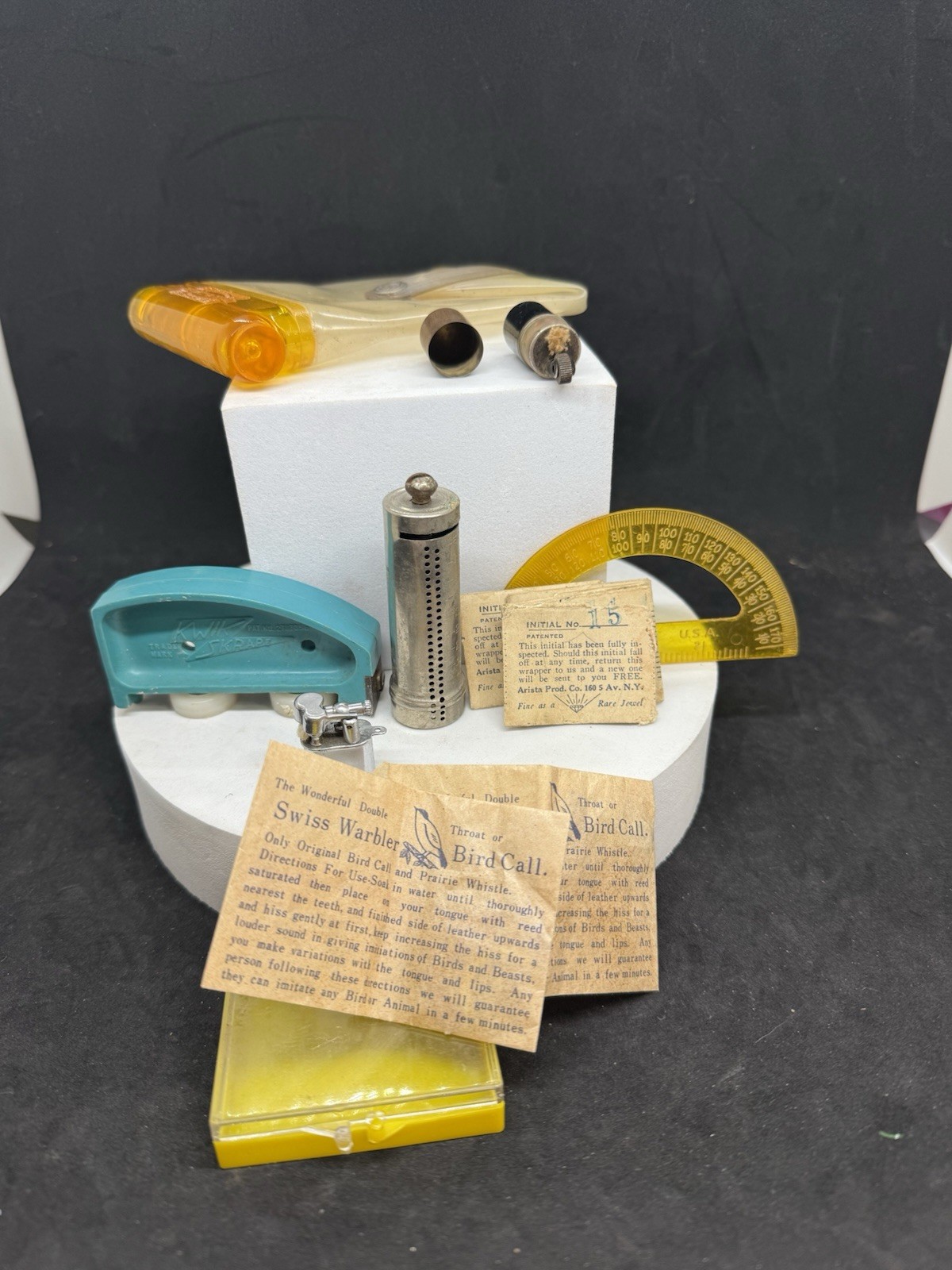 Grandpa’s Desk Drawer Time Capsule – Vintage Curiosities See Description / Pics