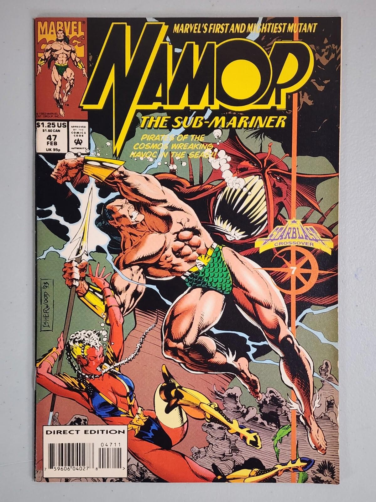 Namor the Sub-Mariner #44 45 46 47 VF to VF/NM Marvel 1993 lot 4