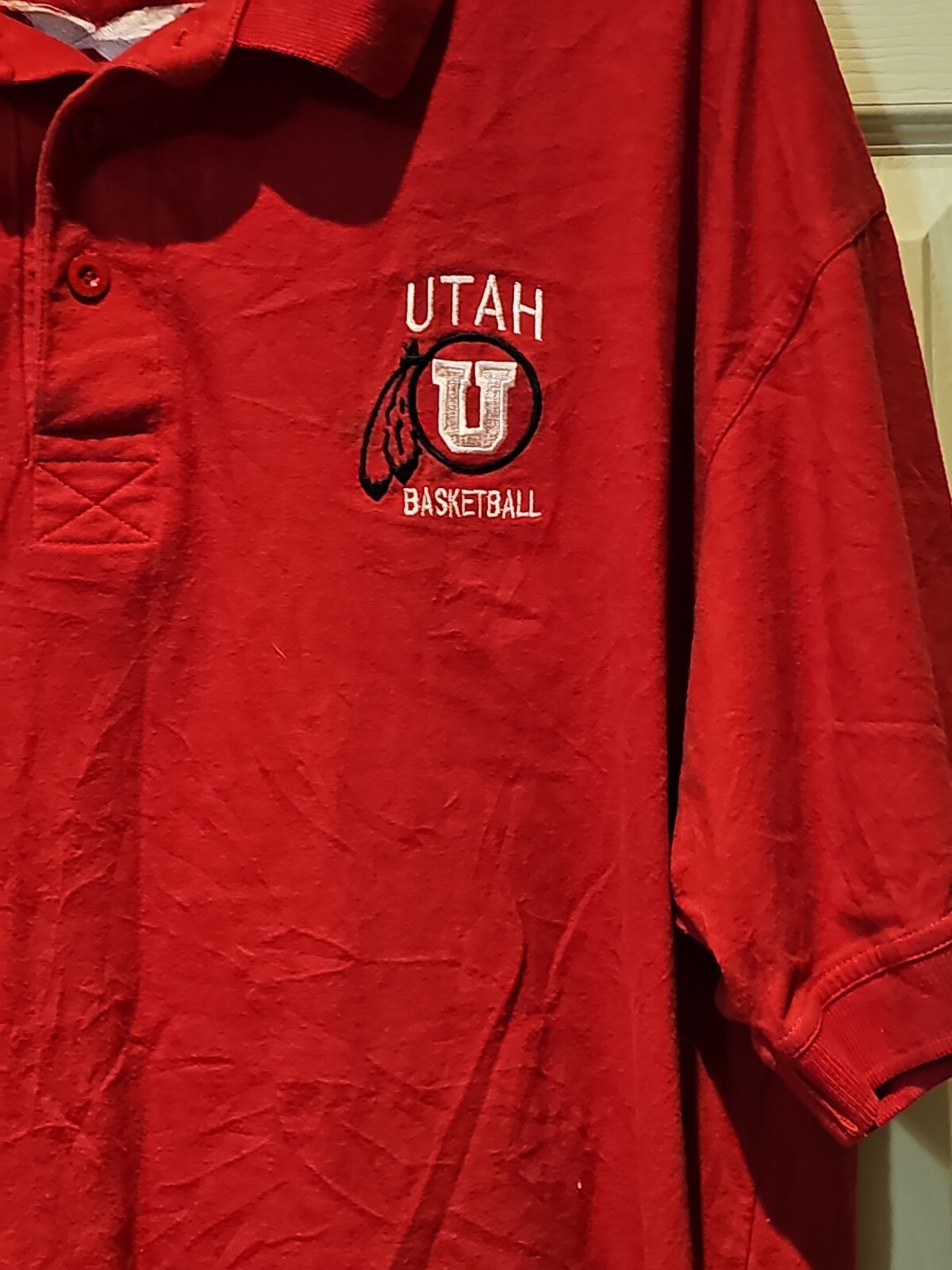 Reebok University Of Utah Utes Knights Basketball Apparel XL Golf/Casual Polo